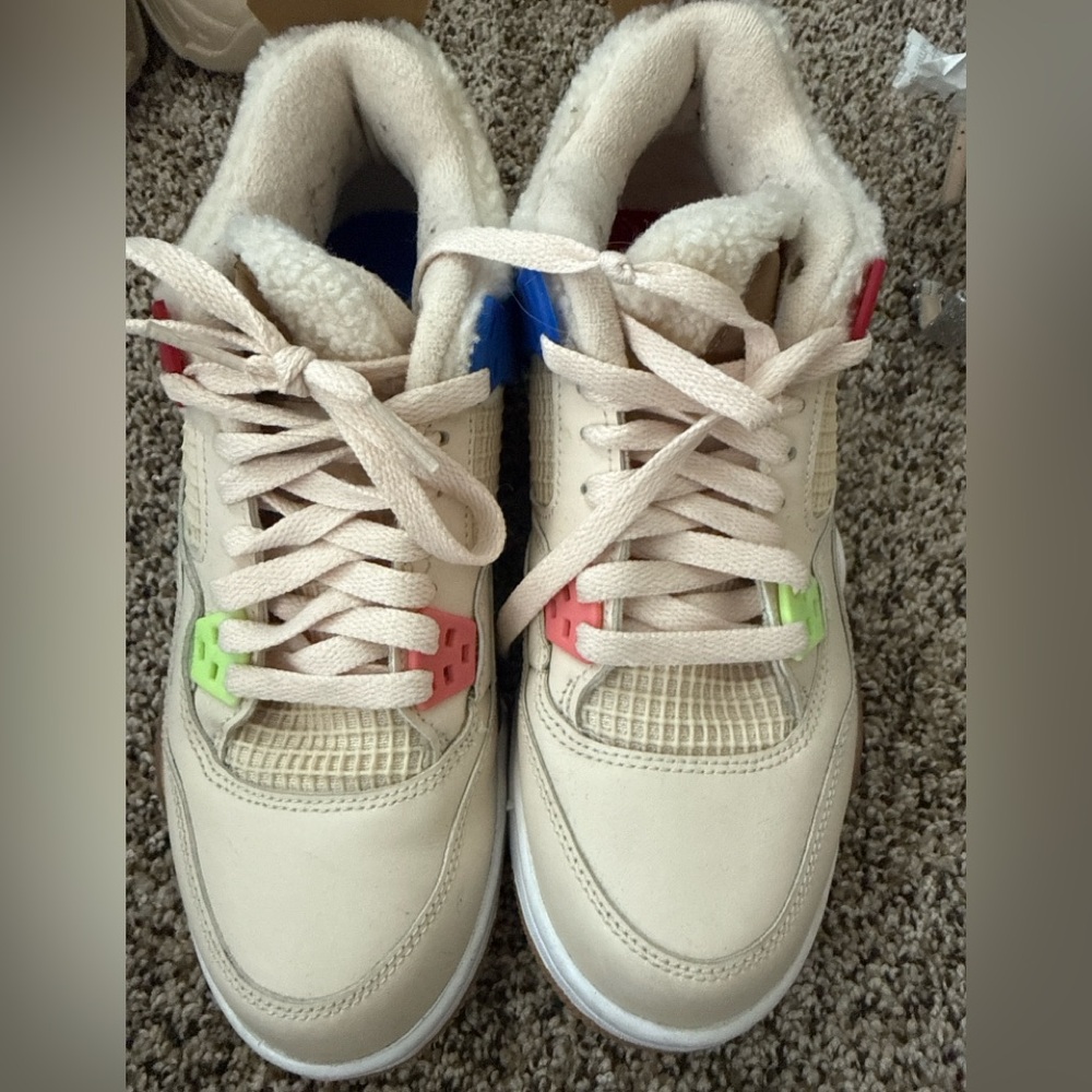 Nike Air Jordan Sneakers with Colorful Accents